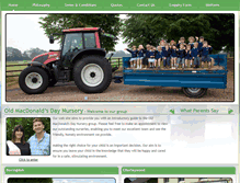 Tablet Screenshot of oldmacdonaldsdaynursery.co.uk